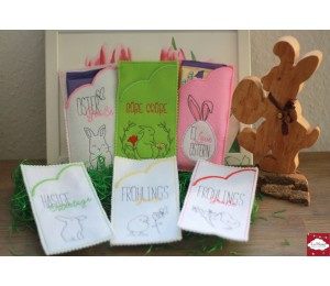 Stickserie ITH - Einsteckhüllen Ostern